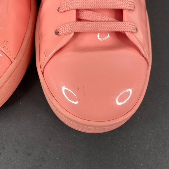 Louis Vuitton Pink Patent Leather Front Row Sneakers Size 36.5 - Picture 6 of 9